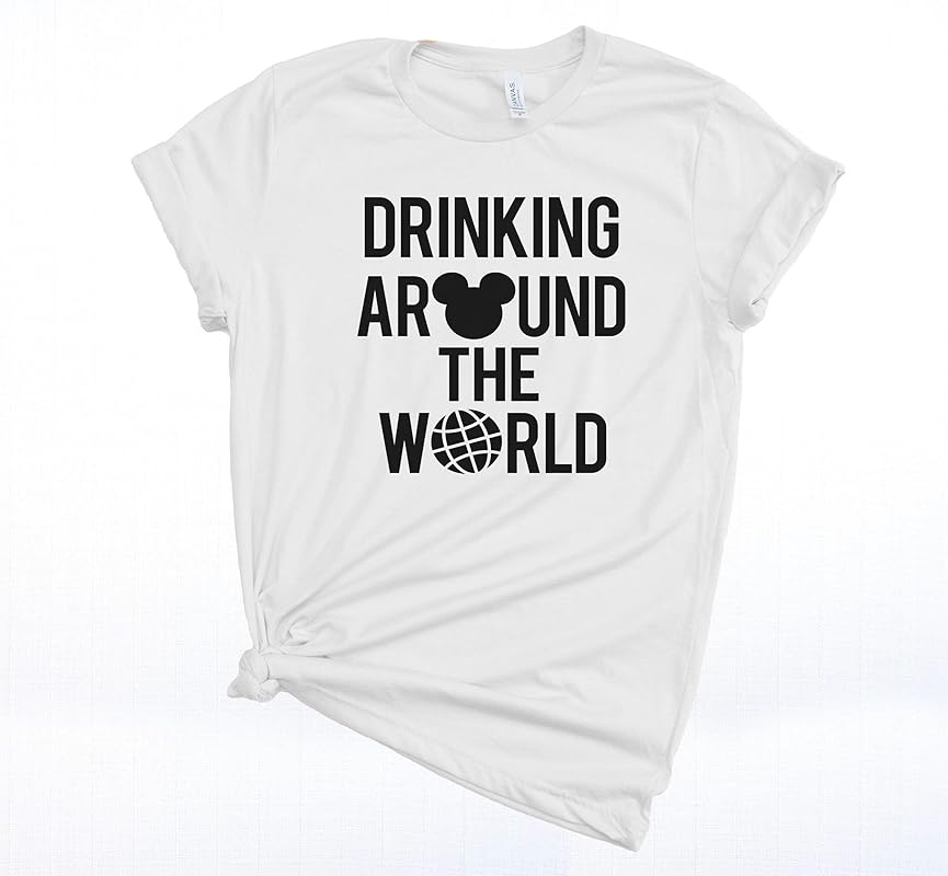 Drinking Around the World Tshirt for Men and Women Unisex
