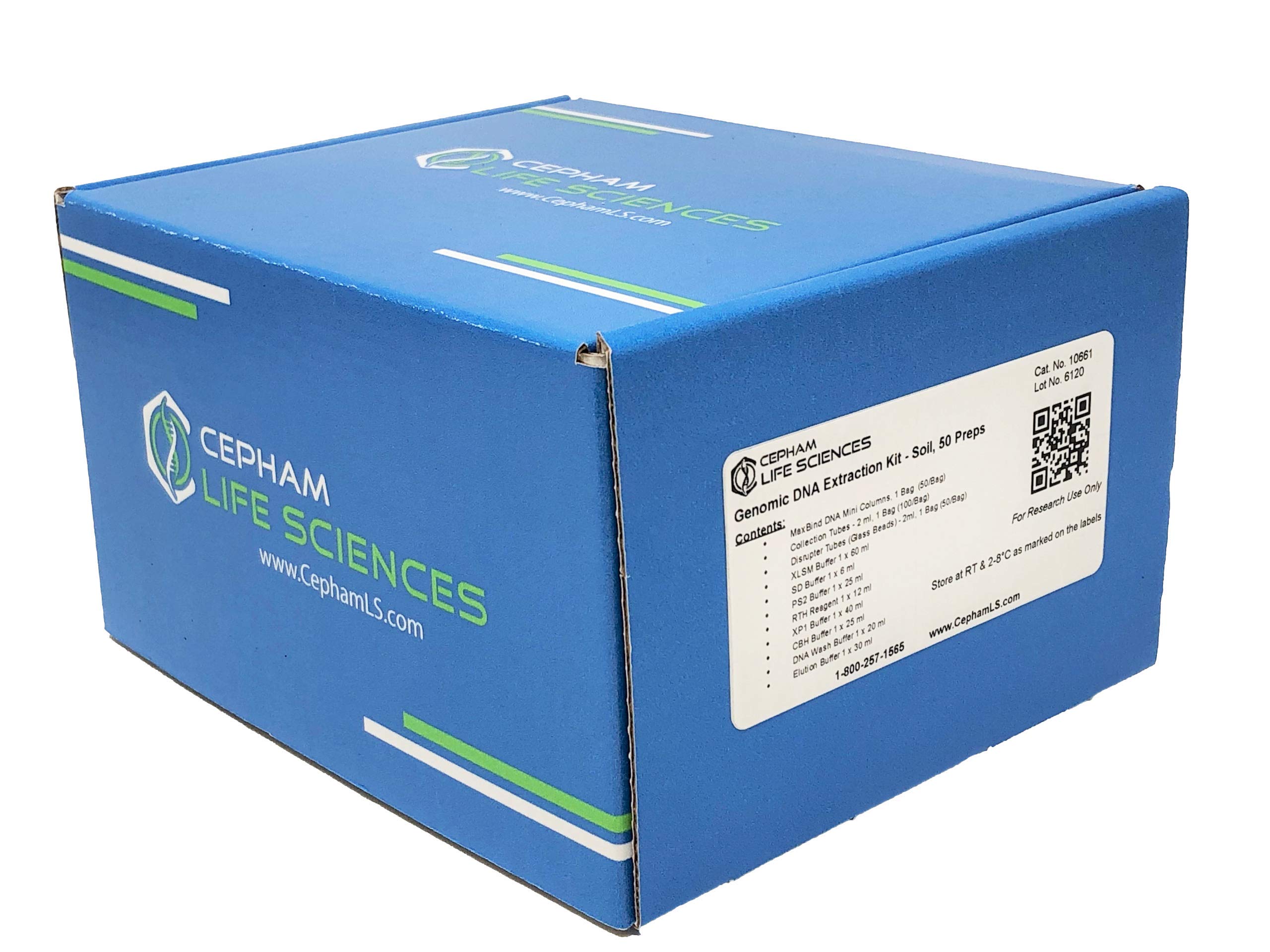 Genomic DNA Extraction Kit - Soil - 50 Preps -from