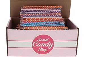 Secret Candy Shop Wonk Pixy Stix Bulk in Box, 300 Silly Stix (4 Assorted Flavors)