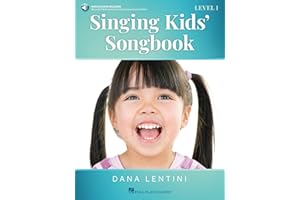 Singing Kids Songbook Level 1 | Vocal Songbook for Beginner Singers | Children Voice Sheet Music Book with Piano Vocal Scores