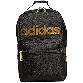 adidas Santiago Bag Cooler, Insulated Food Container, Adult Lunch Boxes for Women and Men with Mesh Pocket, Black/Gold Metallic/2.0, One Size