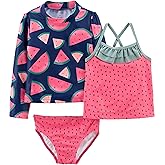 Simple Joys by Carter's Baby-Girls 3-Piece Assorted Rashguard Sets