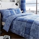 GC GAVENO CAVAILIA Polycotton Duvet Cover Double Blue 200x200 + 2 Pillow