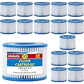LOIOLFIL Type VI Spa Filter Replaces for saluspa hot tub Filters, Lay-Z-Spa, Coleman SaluSpa 90352E, 58323E, 58323 Swimming Pool Pump, Hot Tub Filter, 16 Pack