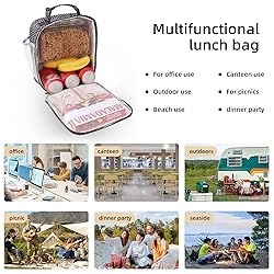 Lovoeo Lunch box Lunch bag for men women Insulated