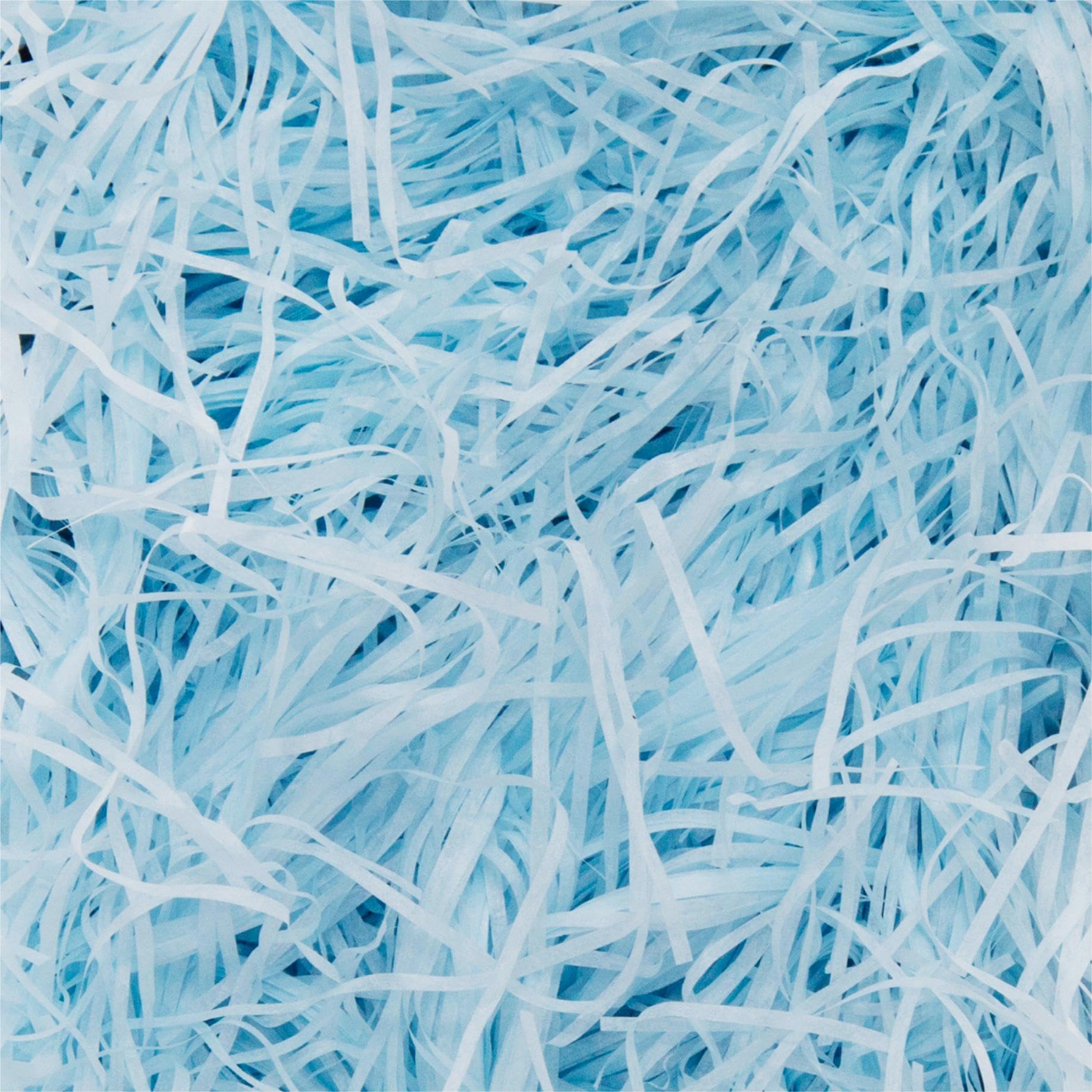 1KG Blue Shredded Tissue Paper, Blue Shredded Paper for Gift Boxes and Hampers, Ideal Hamper Stuffing Filling Suitable for All Occasions
