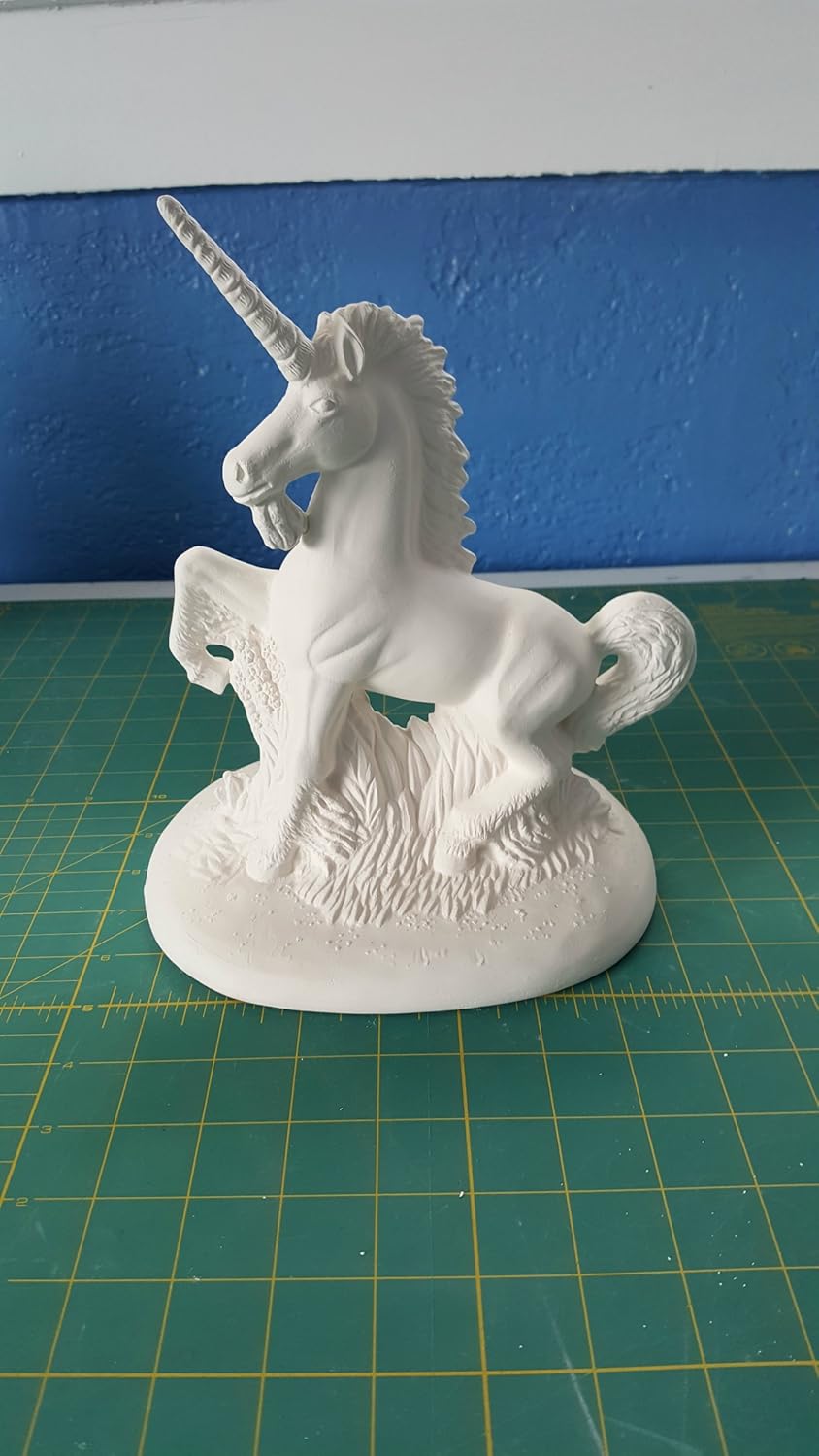 Unicorn Unpainted ceramic bisque Handmade