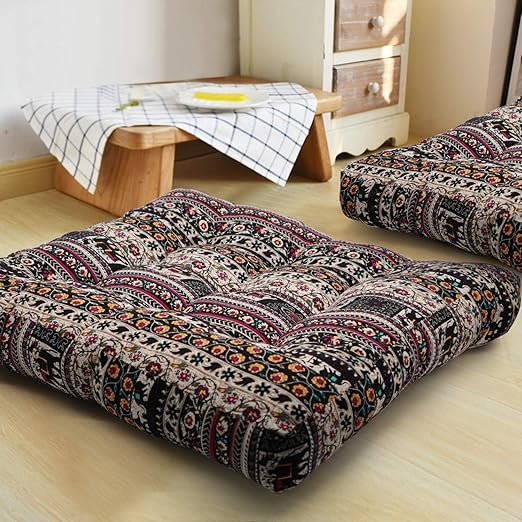 Amazon Com Higogogo Bohemian Floor Cushion Square Meditation