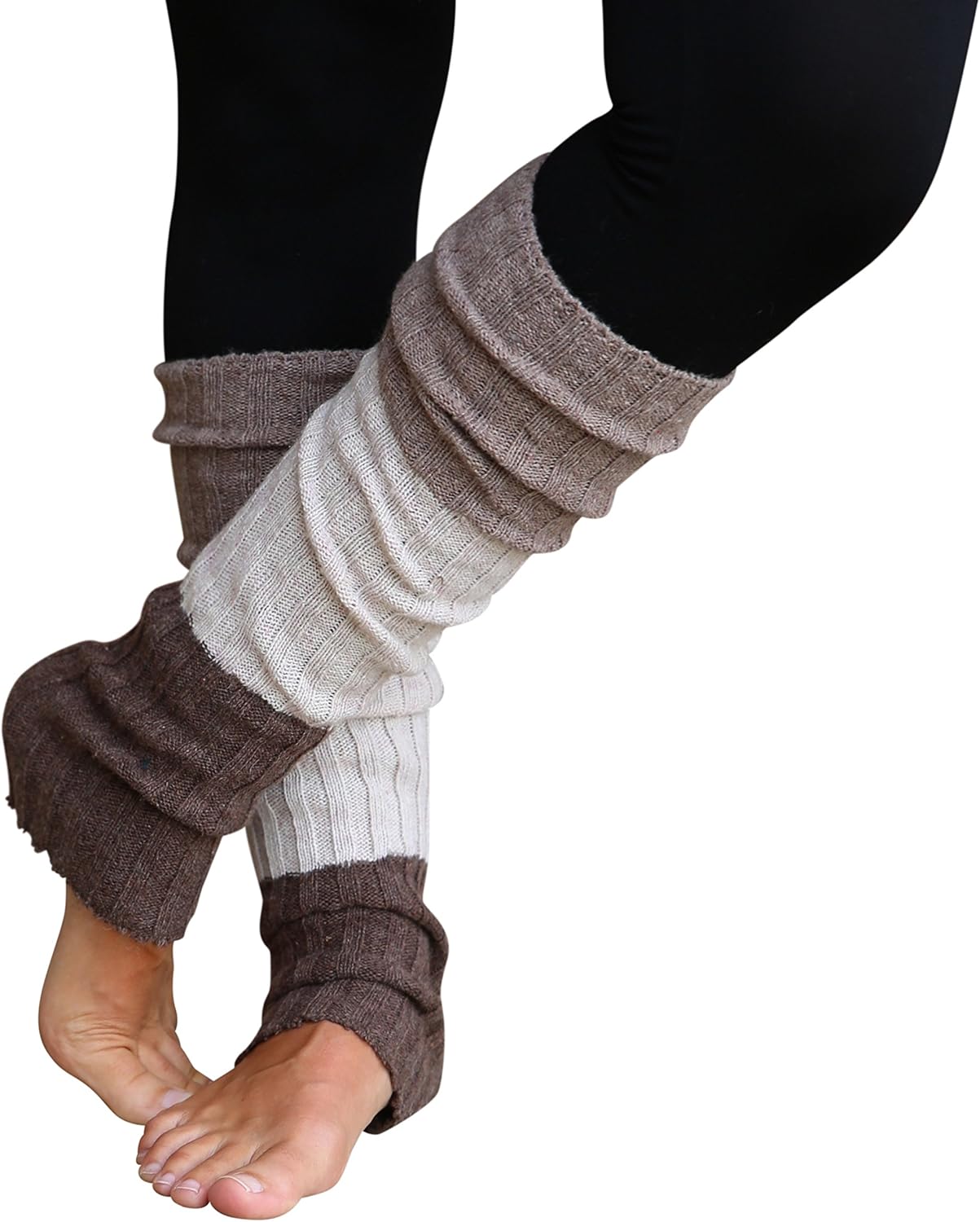 Leg Warmers for Women with Wide Calf Reversible Knit