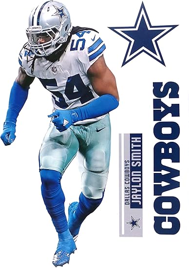 Jaylon Smith Fathead Teammate Dallas Cowboys Logo Set Official Nfl
