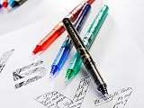 PILOT V5 Liquid Ink Roller Pen Set 5 0.5 mm 3 Black 1 Green 1 Purple view 6