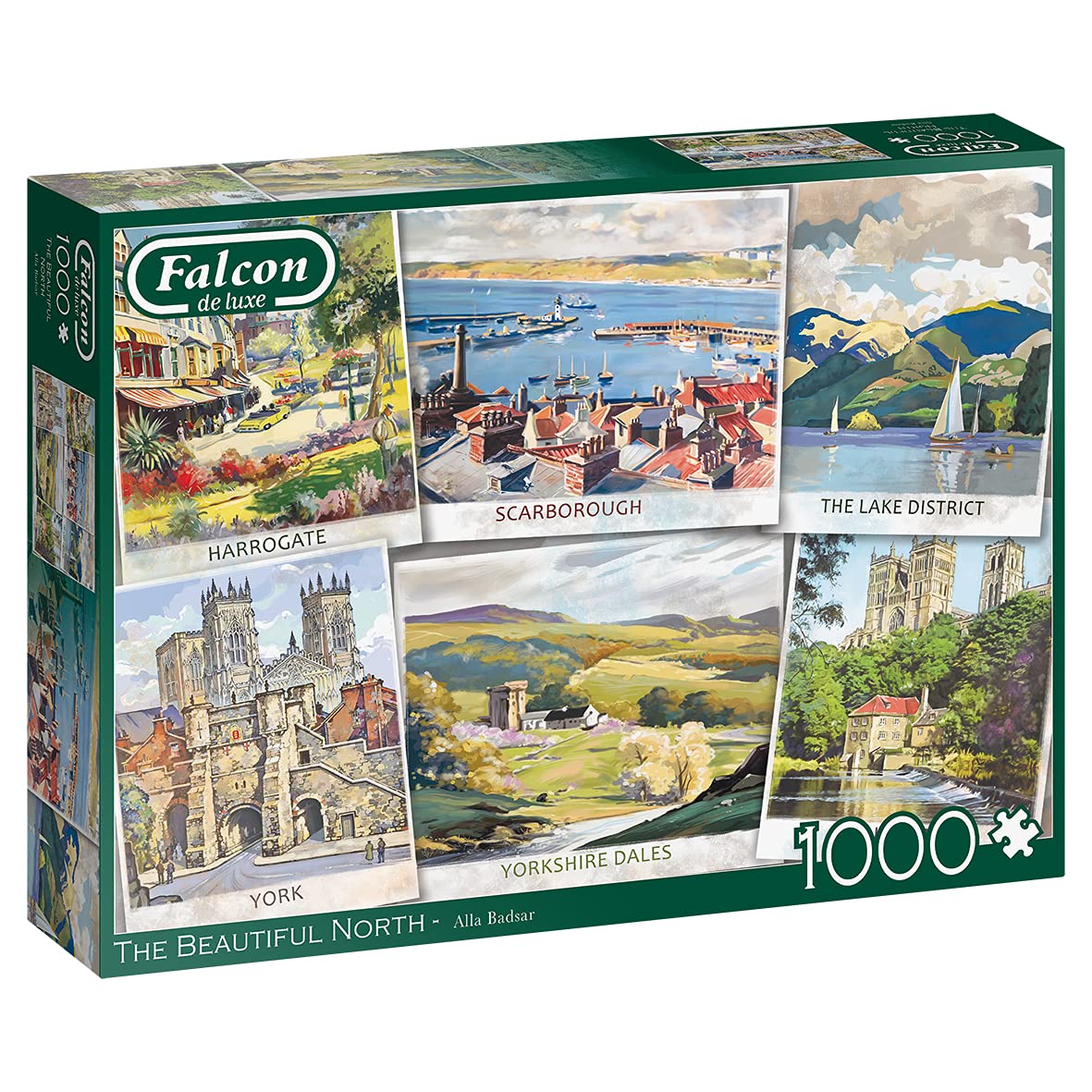Jumbo, Falcon de luxe - The Beautiful North, Jigsaw Puzzles for Adults, 1,000 piece