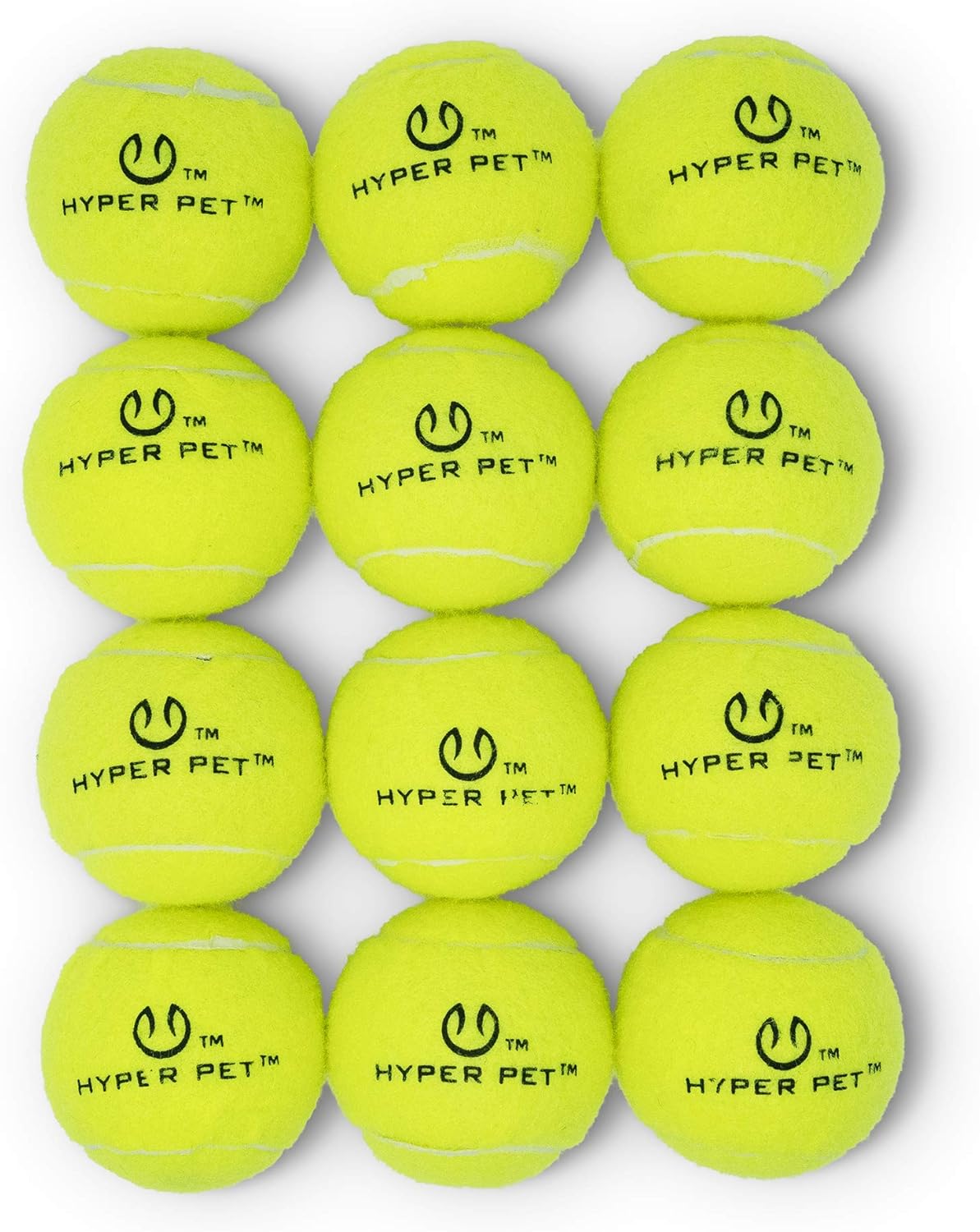 Pet Supplies : Hyper Pet Tennis Balls for Dogs, Pet Safe Dog Toys for Exercise and Training, Pack of 12, Green : 