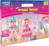 Imagimake Mirror Mosaic Princess & Unicorn Craft Kit 950+ Foil Stickers view 7