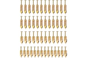 Allmake 100pcs Self Drilling Drywall Anchors with Screws Kit, 4-Sizes Self Drilling Drywall Anchor Screws, No Drill Dry Wall Metal Expansion Bolt for Picture Hanging Mirror Shelf, No Wall Damage