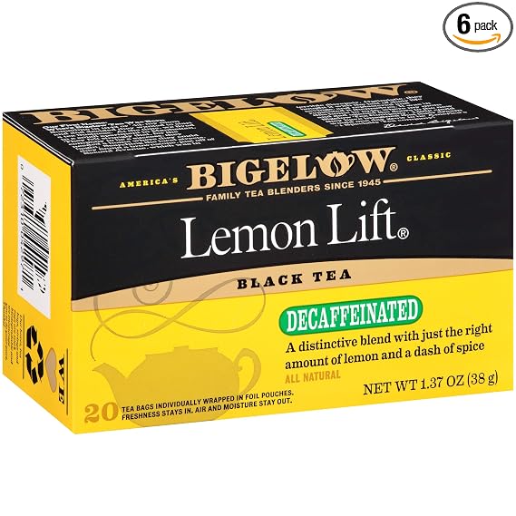 Bigelow tea decaffeinated Lemon lift - 20ct (072310042971)