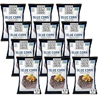 food should taste good blue corn tortilla chips