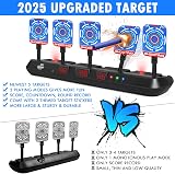 Lehoo Castle Nerf Target 5 Digital Scoring Auto Reset 3 Modes 6-13yrs view 3