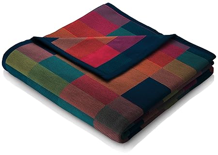 biederlack® flauschig-weiche Kuschel-Decke I Made in Germany I Öko-Tex Standard 100 I nachhaltig produziert I Wohn-Decke „Col