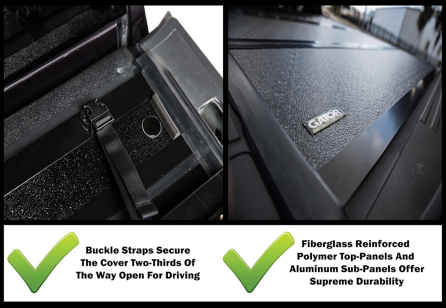 Amazon Com Gator Fx3 Hard Folding Tonneau Cover 610309 Ford F 150 2004 2014 5 5 Ft Bed Automotive