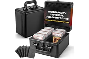 FunGuys Graded Card Storage Box, Trading Card Case for PSA Graded Pokemon Cards, Sports Card Storage Boxes, PSA Card Case Hol