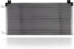 A/C Condenser - Pacific Best Inc. Compatible/Replacement for 3026 00-13 GMC Suburban Yukon XL Denali Tahoe Escalade, 99-07 Silverado/Sierra With Rear A/C