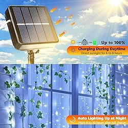 Joomer Solar Fairy Lights, 2-Pack Total 80FT 240LED