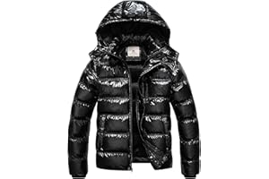 CREATMO US Men's Puffer Jacket Waterproof Winter Parka jacket Warm Thicken Ski Coat