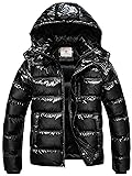 CREATMO US Men Puffer Jacket With Hood Winter Coat