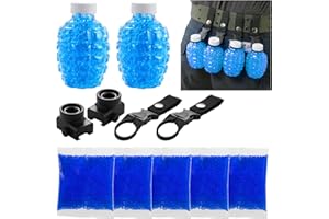 HDRASON Gel Ball Blaster Splat Orby Accessories 50000 Include Bottle Hopper*2 Tactical Lanyard*2 Adapter*2