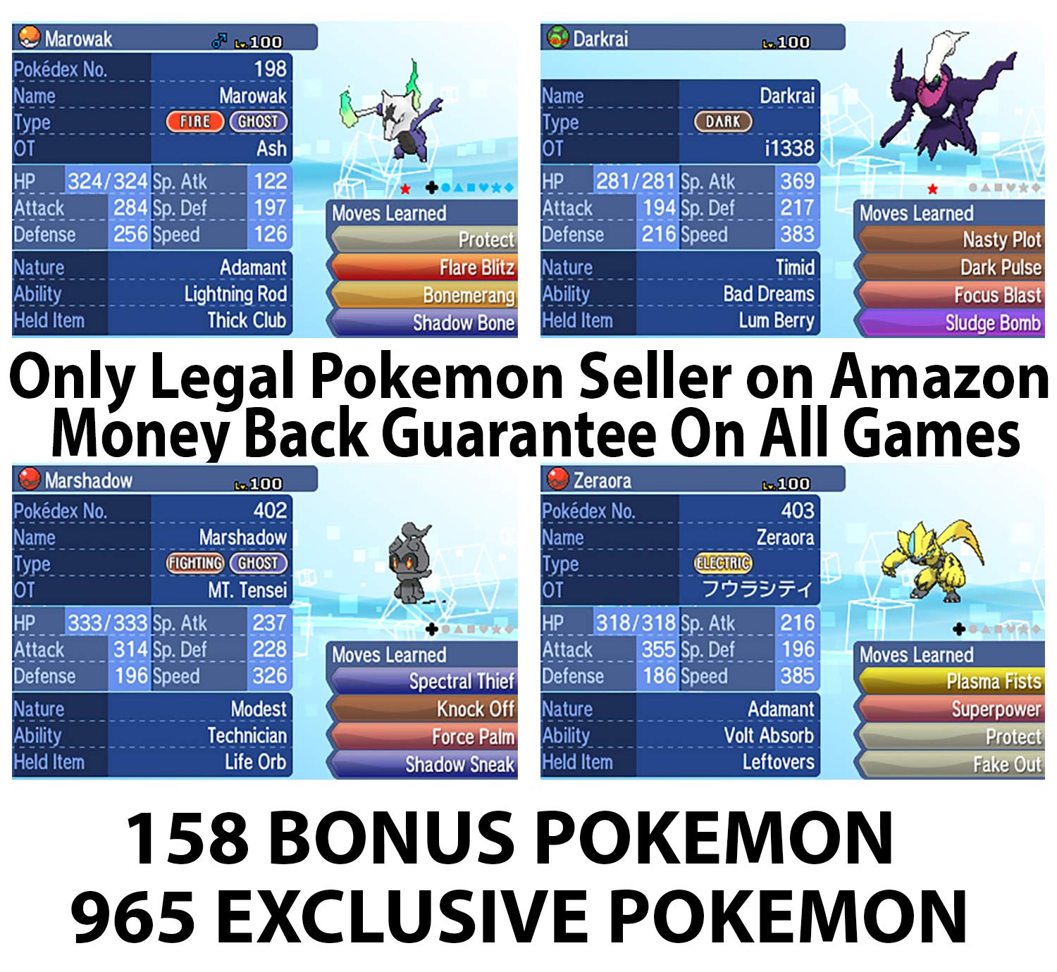 Amazon Com Pokemon Ultra Moon Unlocked Pokecenter Video Games