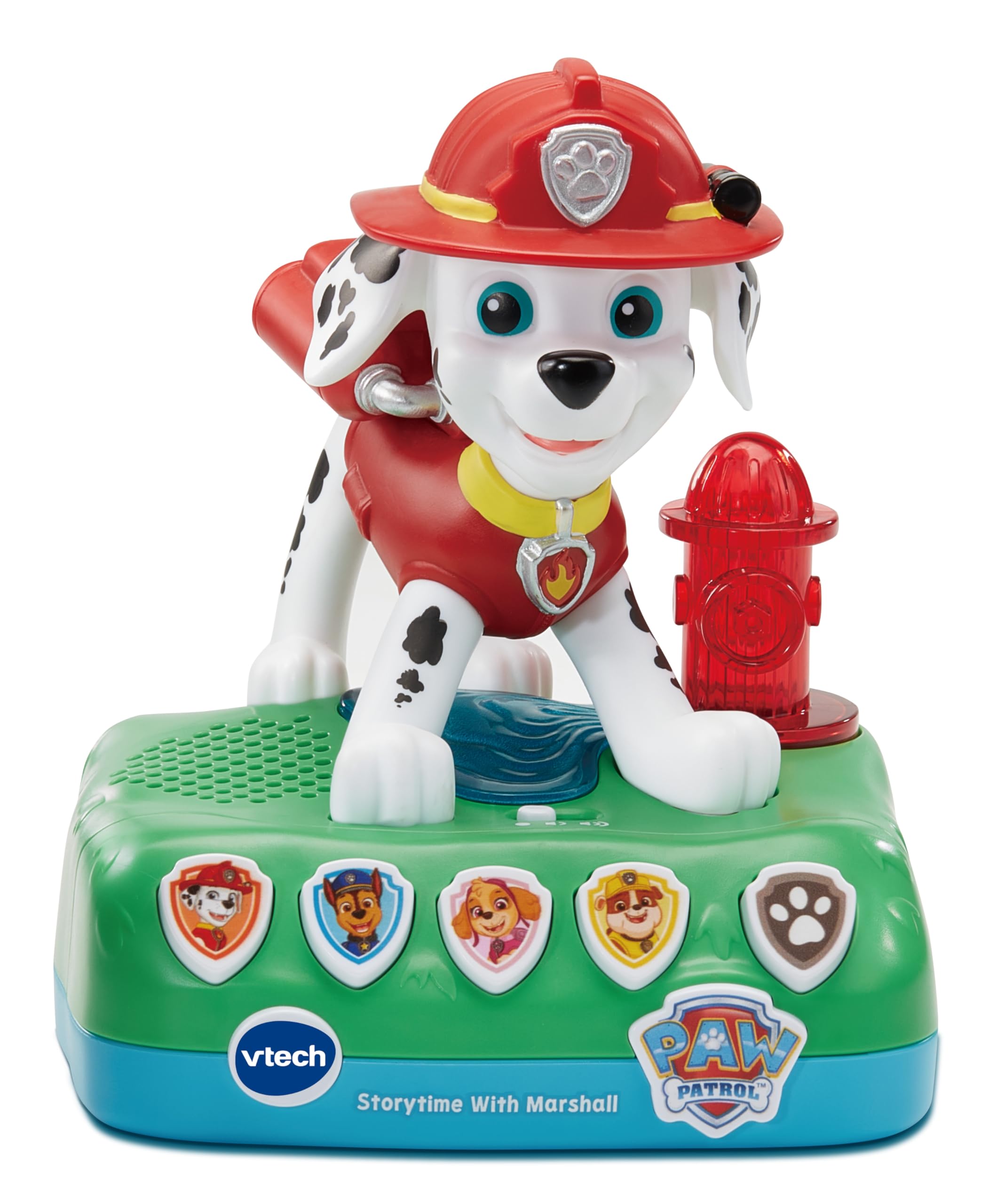 VTech PAW Patrol - Storytime With Marshall, Official PAW Patrol Toy with 4 Stories, Music and Sounds, Night Light and Timer, Gift for Kids 3, 4, 5Plus Years, English Version