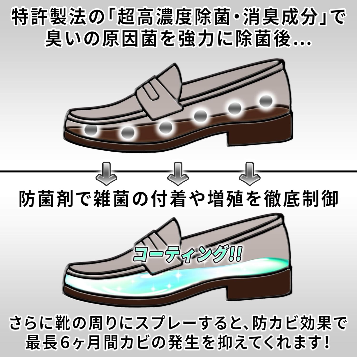 Amazon 靴用 防カビ剤 Boukabi０ ぼうかびぜろ 靴 防カビ 消臭スプレー 0ml 詰め替え用 Hc Bo 00s 純閃堂 スプレー