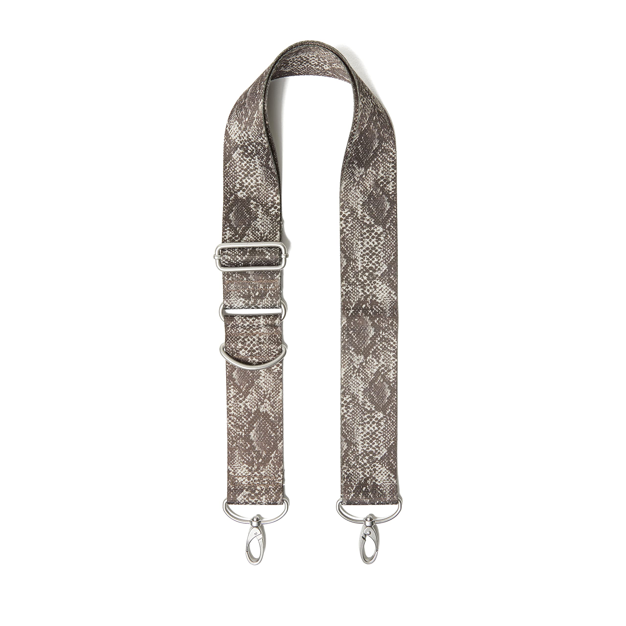 Baggallini womens Wide Strap, Tan Python, Tan US
