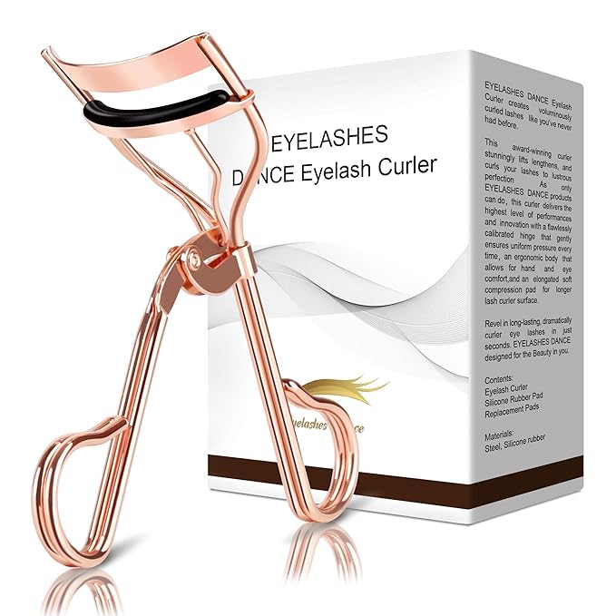 Eyelash Curler Rose Gold Eyelashes Curlers With 3