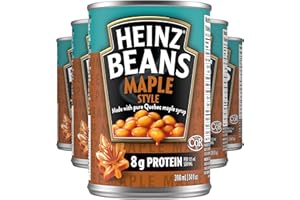 Heinz Maple Style Beans with Pure Quebec Maple Syrup, 398 mL Can (Pack of 24)