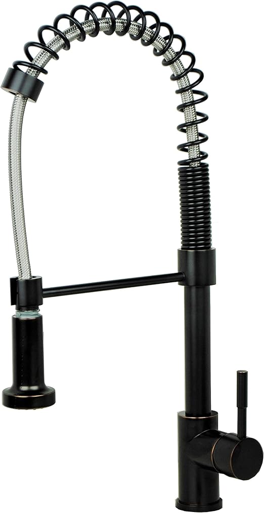 Builders Shoppe 1151tb Single Handle Spring Pull Down Kitchen