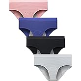 WBEAUTALLOVE Womens Cotton Mesh Period Panties Incontinence Protective Underwear Menstrual Leak Proof Underwear (H-7-4-4, Medium)