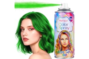 KENINA Green Hair Spray, Temporary Hair Color Spray for Kids Women Men,Washable Temporary Hair Color Wax Dye, Hair Coloring Natural Hair Strong Style Gel Cream for Party,Halloween,Cosplay(Green 4.06oz)