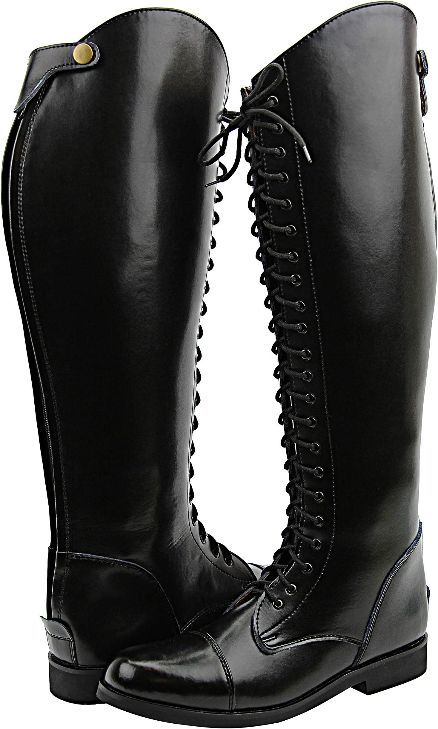 Hispar Mens Man Florance Field Horse Riding Boots Stylish Fashion Equestrian Black