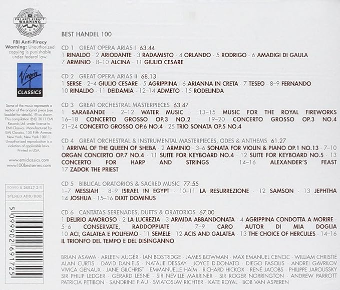 Vento Dolce Di Natale Karaoke.Best Handel 100 Amazon Co Uk Music