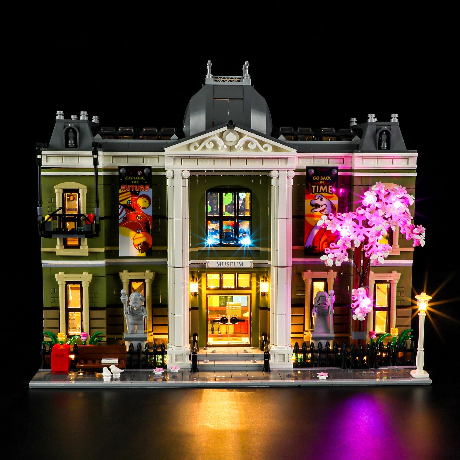 BRIKSMAX Led Lighting Kit for Natural History Museum - Compatible with Lego Icons 10326 Building Set