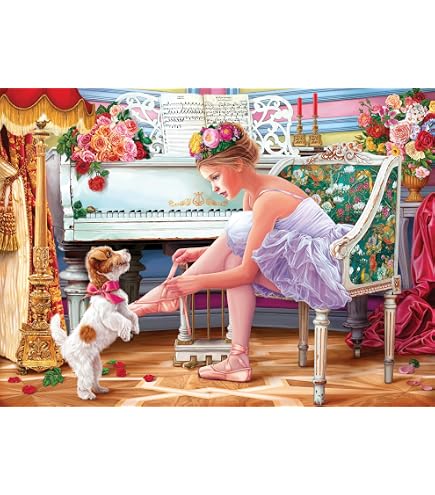 Anatolian 500 Teile Puzzle – Motiv „Kleine Ballerinas“, Für Erwachsene & Familie, Fertig 33x48 Cm
