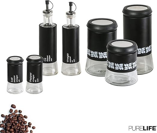 Amazon Com Canisters Sets For The Kitchen Salt And Pepper
