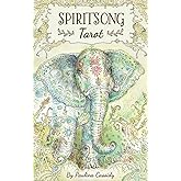 Spiritsong Tarot: 78-Card Tarot Deck with Animal Spirit Guides, Shamanic Symbolism, Hand-Drawn Visionary Artwork, Divine Guidance, 108-Page Guidebook