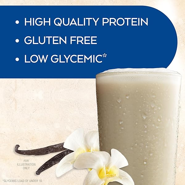 ATKINS CREAMY VANILLA PLUS PROTEIN SHAKE, 30G PROTEIN, 7G FIBER, 1G NET CARB, 1G SUGAR, KETO FRIENDLY, LOW CARB, HIGH PROTEIN DRINK, 12 COUNT