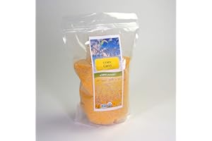 Early Morning Harvest Organic Corn Grits - Made from Non-GMO Yellow Corn - Authentic, Old Fashioned Grits for Cereal, Porridge & Polenta, USA-Grown, Small Batch Ground, Stone Ground, Certified Organic GMO Free (4, Pounds)