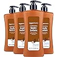 Amazon Basics Cocoa Butter Body Lotion, Lightly Scented, 20.3 Fl Oz, Pack of 4