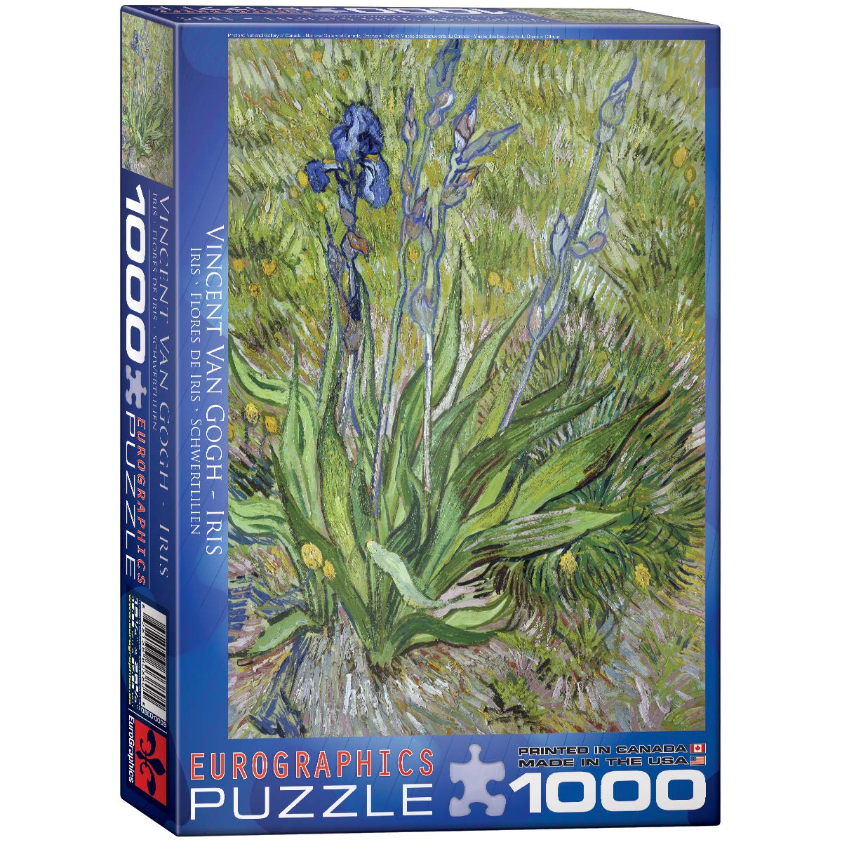 Eurographics Iris By Vincent Van Gogh Puzzle 1000 Pieces Buy Online In Dominica At Dominica Desertcart Com Productid 52263004