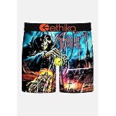 Ethika Men’s Mid Boxer Brief, 4-Way Stretch Performance Underwear - Outta Time